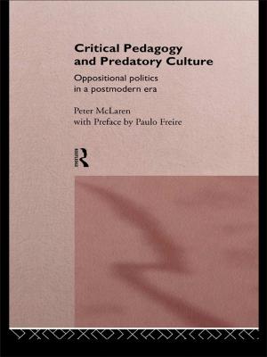 Cover of the book Critical Pedagogy and Predatory Culture by Diane Montgomery