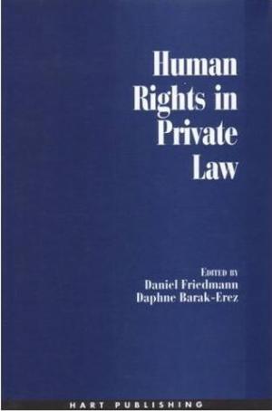 Cover of the book Human Rights in Private Law by Ian McLaine