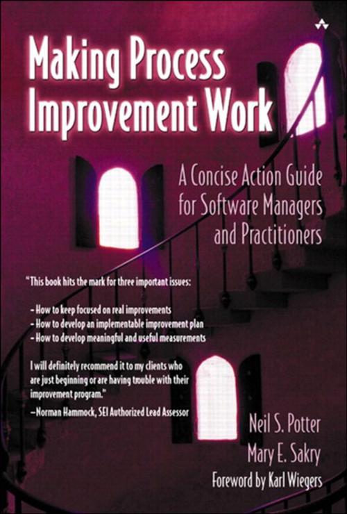 Cover of the book Making Process Improvement Work by Neil Potter, Mary Sakry, Pearson Education