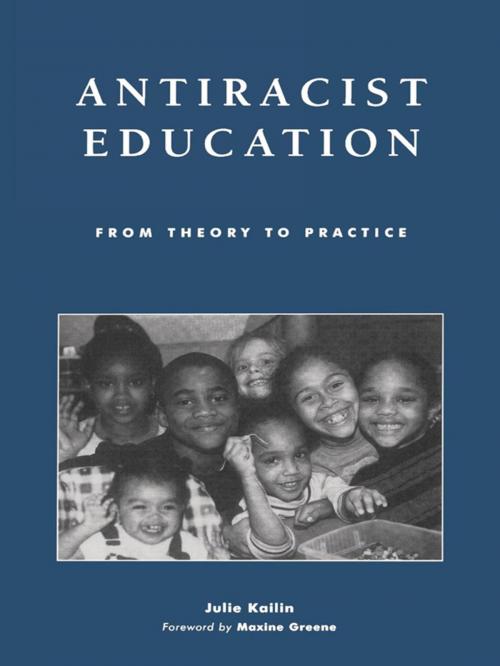 Cover of the book Antiracist Education by Julie Kailin, Rowman & Littlefield Publishers