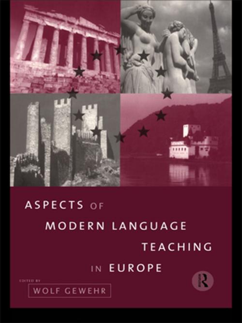 Cover of the book Aspects of Modern Language Teaching in Europe by , Taylor and Francis
