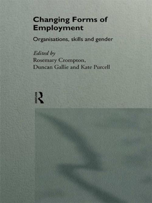 Cover of the book Changing Forms of Employment by , Taylor and Francis