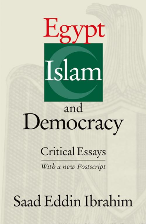 Cover of the book Egypt, Islam, and Democracy by Saad Eddin Ibrahim, The American University in Cairo Press