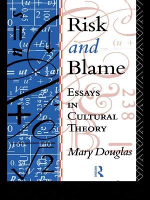 Cover of the book Risk and Blame by Donald Fielder