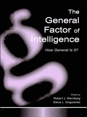 Cover of the book The General Factor of Intelligence by Marco Wan
