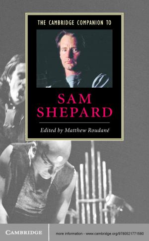 Cover of the book The Cambridge Companion to Sam Shepard by Oren Bracha