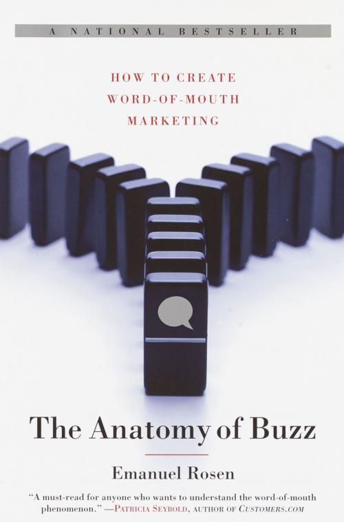 Cover of the book The Anatomy of Buzz by Emanuel Rosen, The Crown Publishing Group