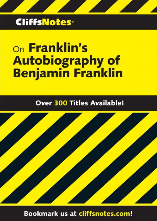 Cover of the book CliffsNotes on Franklin's The Autobiography of Benjamin Franklin by Merrill Maguire Skaggs, HMH Books
