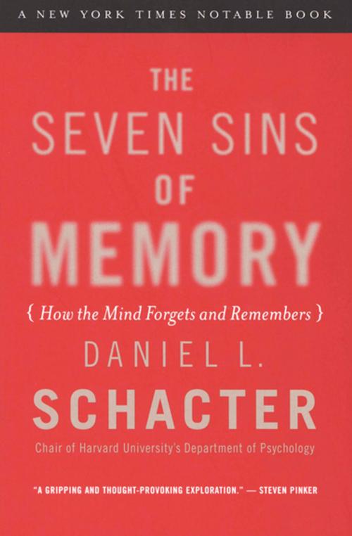 Cover of the book The Seven Sins of Memory by Daniel L. Schacter, Houghton Mifflin Harcourt