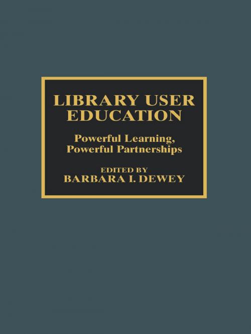 Cover of the book Library User Education by , Scarecrow Press