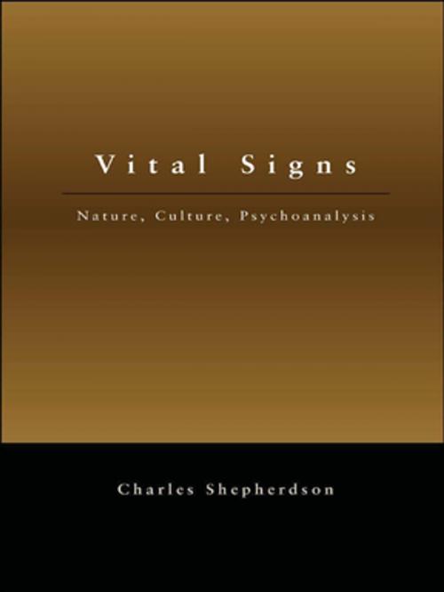 Cover of the book Vital Signs by Charles Shepherdson, Taylor and Francis