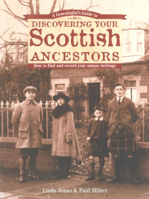 Cover of the book A Genealogist's Guide to Discovering Your Scottish Ancestors by Linda Jonas, F+W Media
