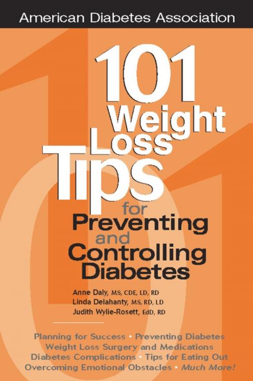 Cover of the book 101 Weight Loss Tips for Preventing and Controlling Diabetes by Anne Daly, M.S., Linda Delahanty, M.S., Judith Wylie-Rosett, Ed.D., American Diabetes Association