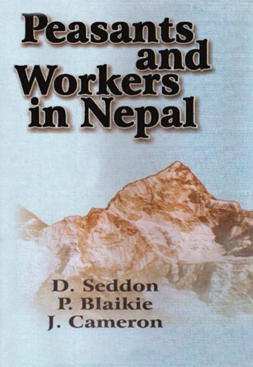 Cover of the book Peasants and Workers in Nepal by D.Snddon, Adroit Publishers
