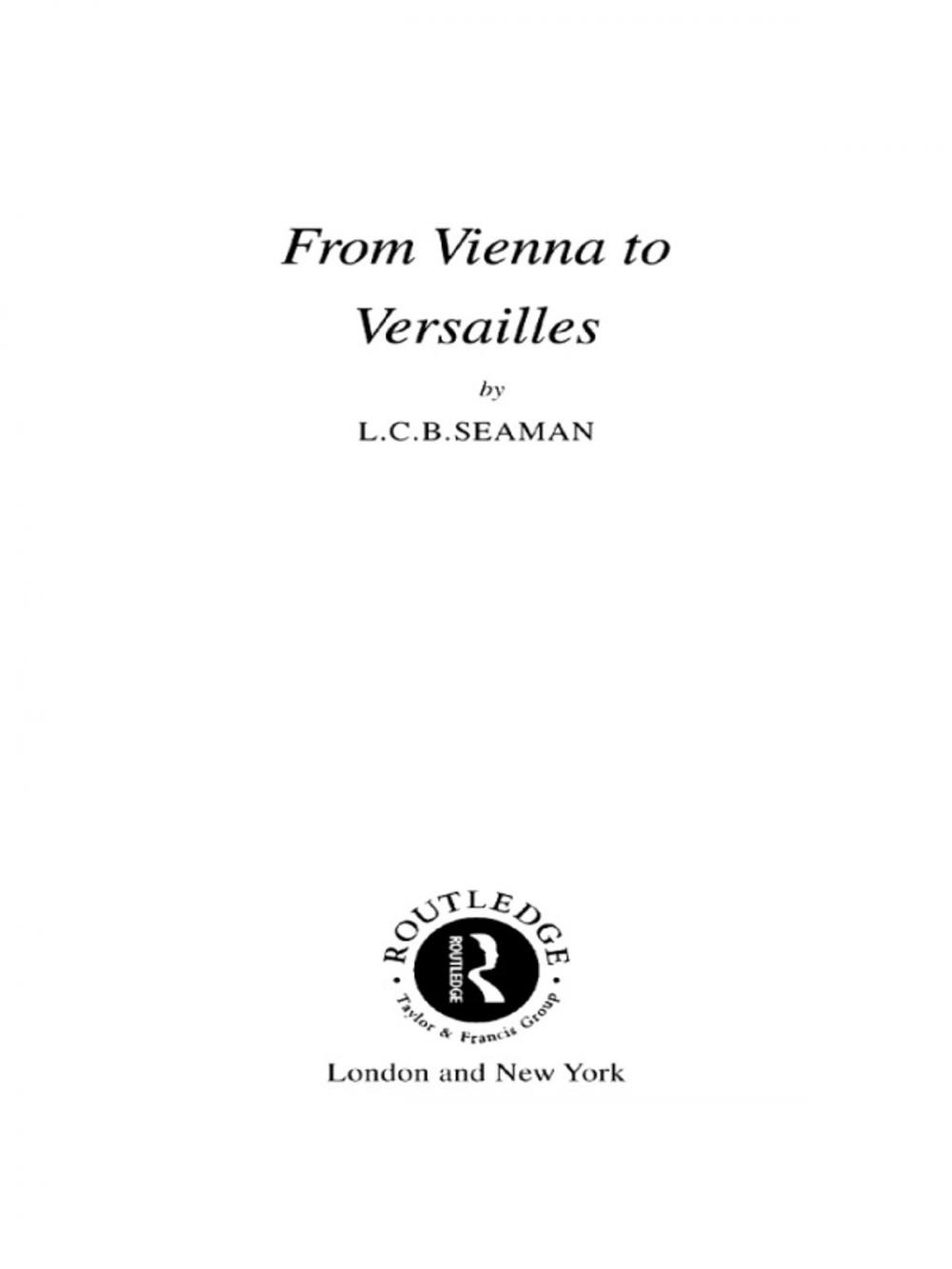 Big bigCover of From Vienna to Versailles