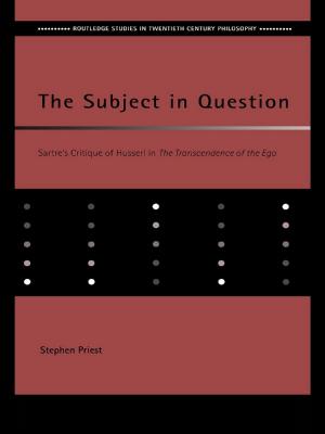 Cover of the book The Subject in Question by Peter M. Slowe