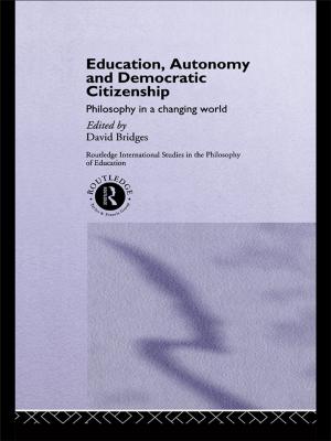 Cover of the book Education, Autonomy and Democratic Citizenship by Creighton Horton II