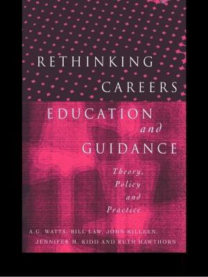 Cover of the book Rethinking Careers Education and Guidance by 