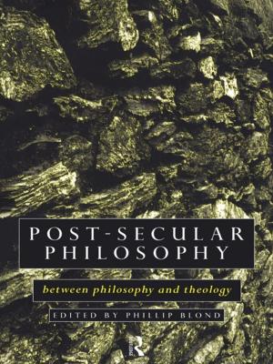 Cover of the book Post-Secular Philosophy by Anna Ursula Dreher, Joseph Sandler