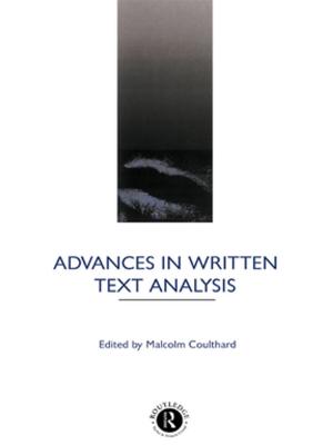 Cover of the book Advances in Written Text Analysis by Selley, Richard C.
