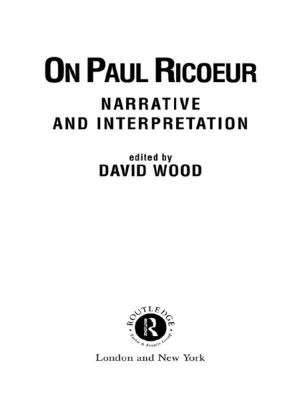 Cover of the book On Paul Ricoeur by Kathryn Dominguez