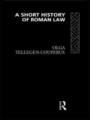 Book cover of A Short History of Roman Law