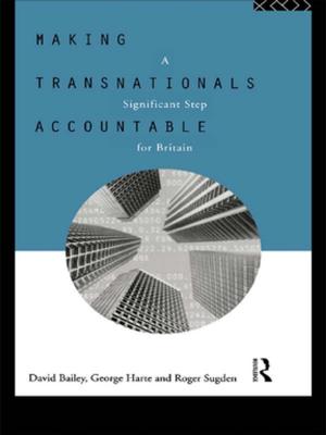 Cover of the book Making Transnationals Accountable by Eckart Schütrumpf