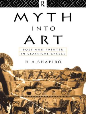 Cover of the book Myth Into Art by Richard Quinney, Randall G. Shelden