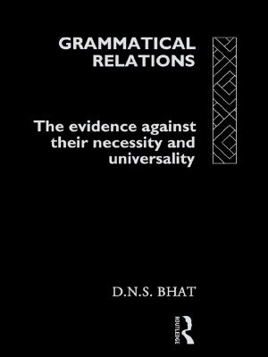 bigCover of the book Grammatical Relations by 