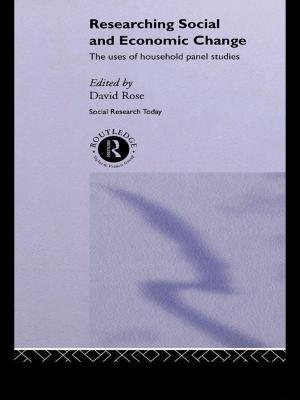 Cover of the book Researching Social and Economic Change by Mike J. McNamee, Stephen Olivier, Paul Wainwright