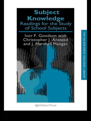 Cover of the book Subject Knowledge by Alex Standish