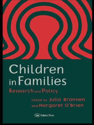 Book cover of Children In Families