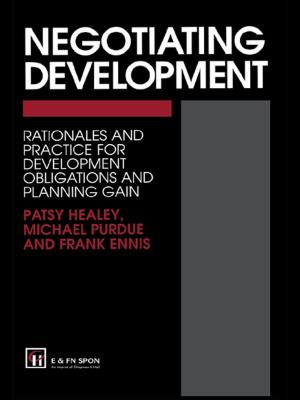 Cover of the book Negotiating Development by George Joyce