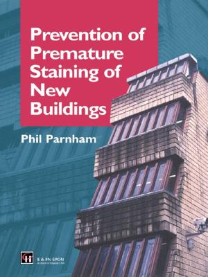 Cover of the book Prevention of Premature Staining in New Buildings by The Brick Development Association