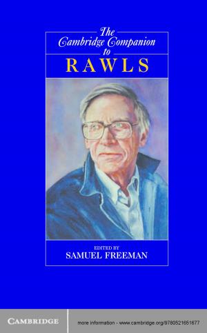 Cover of the book The Cambridge Companion to Rawls by Simon Greenberg, Christopher  Kee, J. Romesh Weeramantry