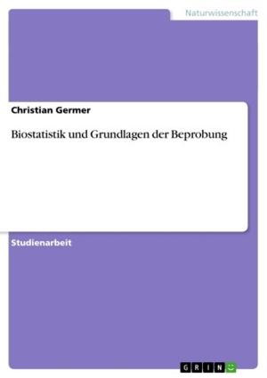 Cover of the book Biostatistik und Grundlagen der Beprobung by Jonas Schilke