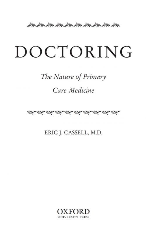 Cover of the book Doctoring by Eric J. Cassell, M.D., Oxford University Press