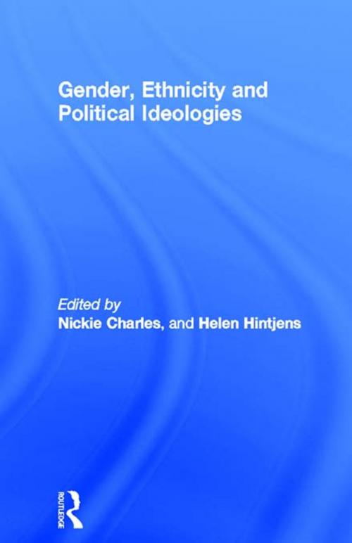 Cover of the book Gender, Ethnicity and Political Ideologies by , Taylor and Francis
