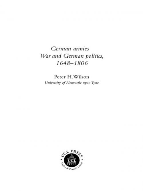 Cover of the book German Armies by Peter Wilson, Taylor and Francis