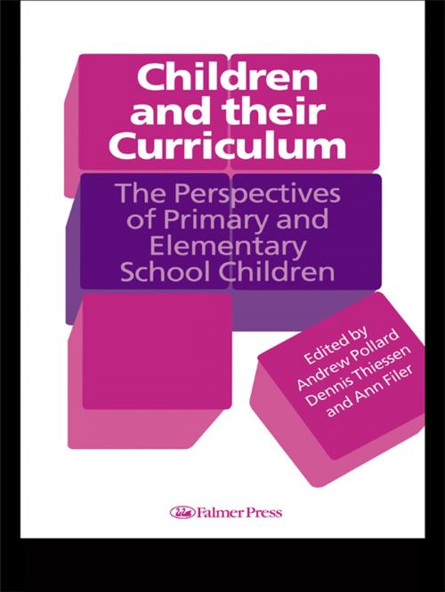 Cover of the book Children And Their Curriculum by , Taylor and Francis