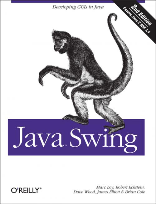 Cover of the book Java Swing by Marc Loy, Robert Eckstein, Dave Wood, James Elliott, Brian Cole, O'Reilly Media