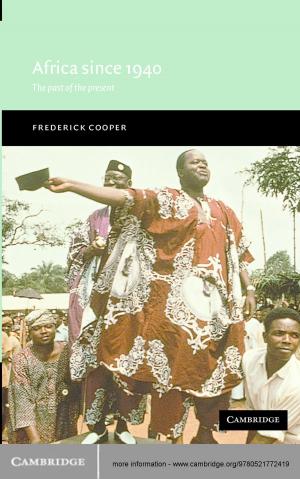 Cover of the book Africa since 1940 by Sarah Maddison, Richard Denniss