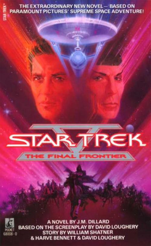 Cover of the book Star Trek V by J.M. Dillard, Pocket Books/Star Trek