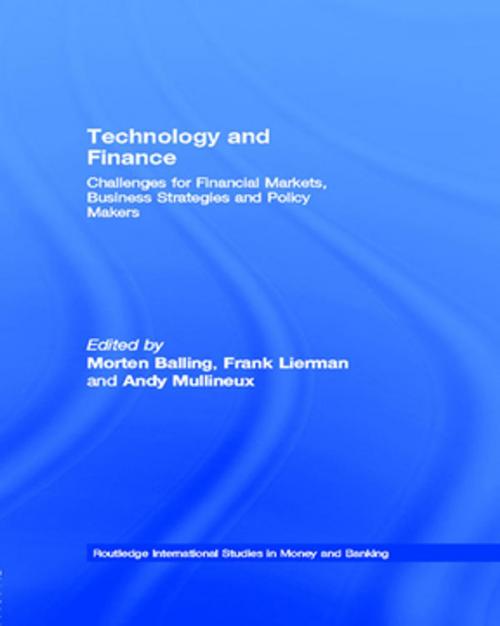 Cover of the book Technology and Finance by , Taylor and Francis