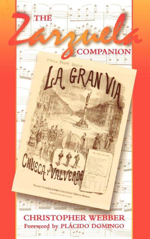 Cover of the book The Zarzuela Companion by Christopher Webber, Scarecrow Press