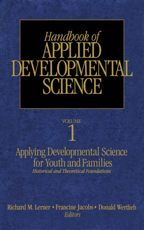 Cover of the book Handbook of Applied Developmental Science by , SAGE Publications