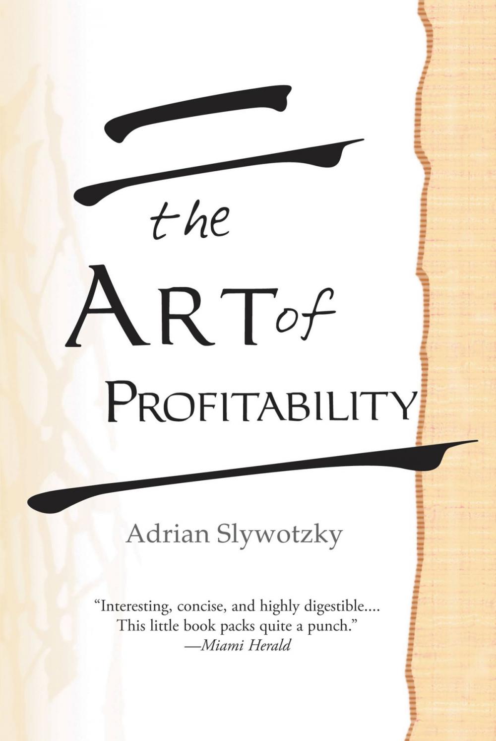 Big bigCover of The Art of Profitability