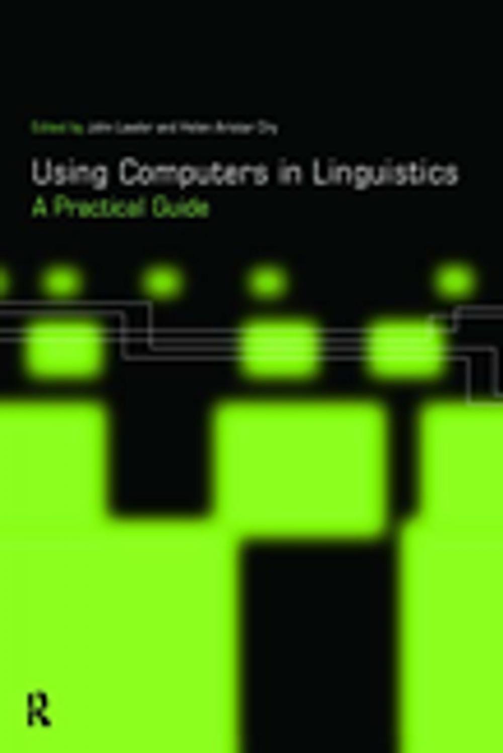 Big bigCover of Using Computers in Linguistics