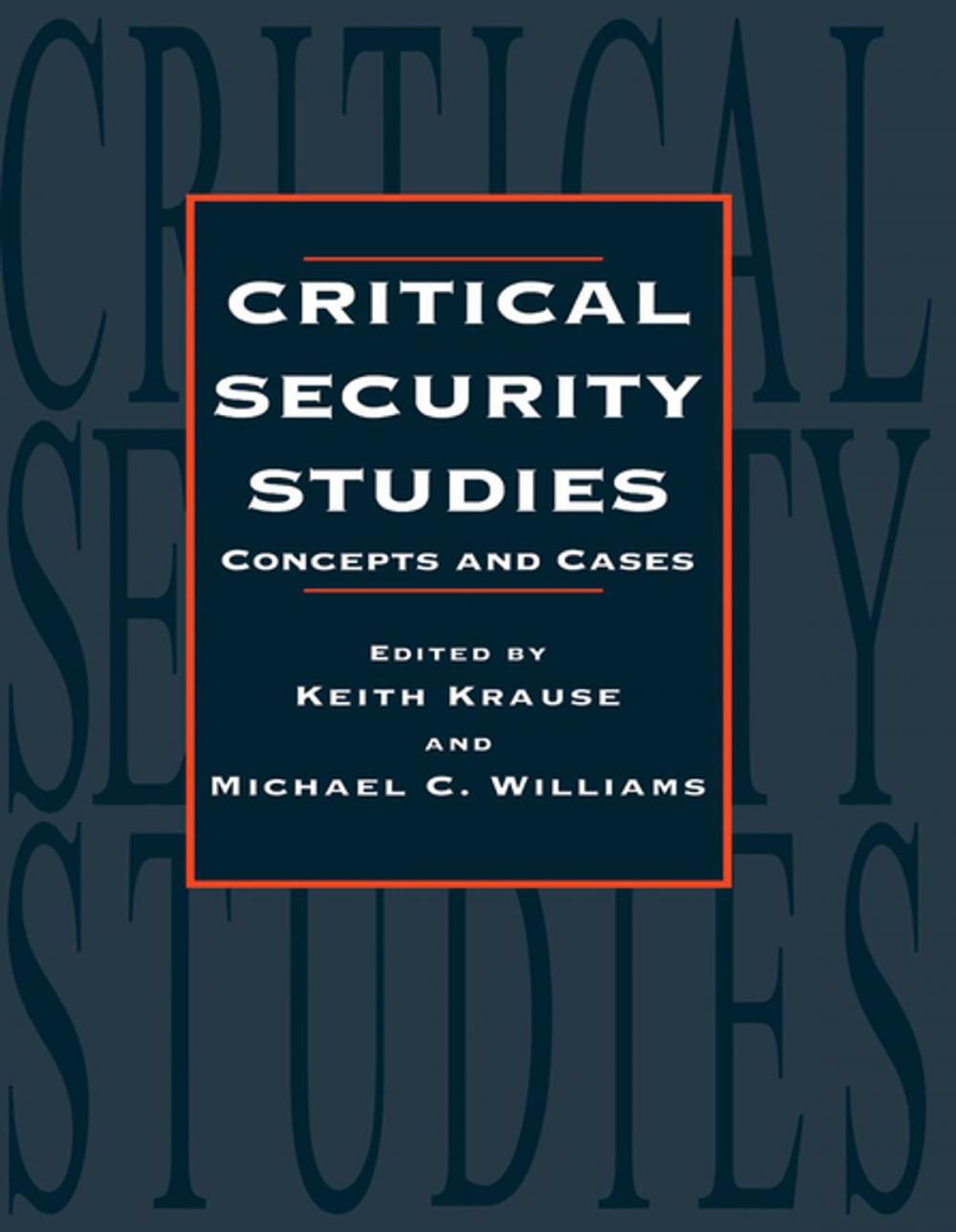 Big bigCover of Critical Security Studies