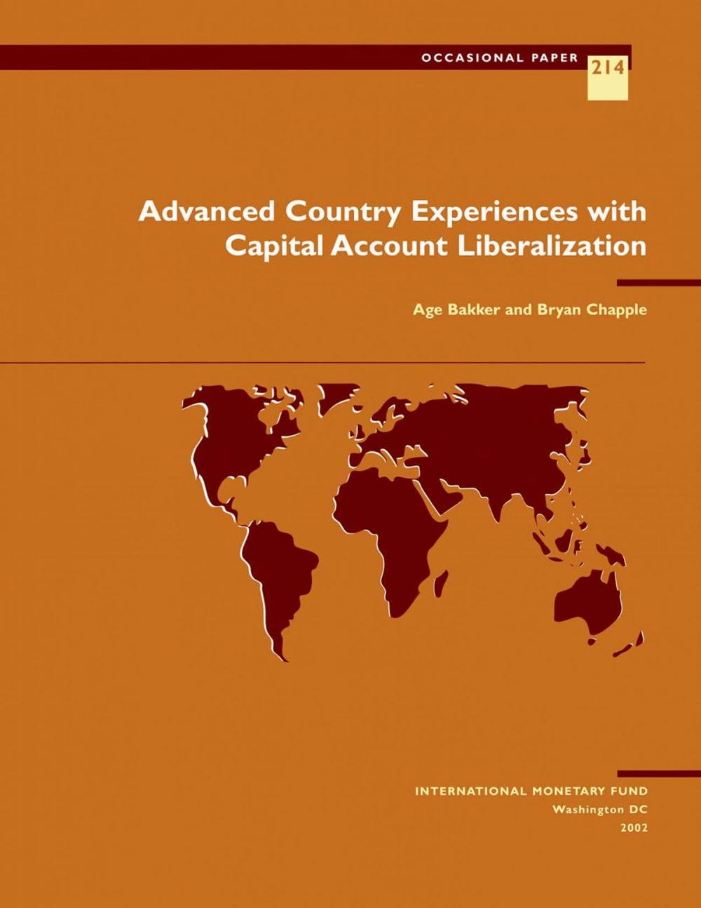 Big bigCover of Advanced Country Experiences with Capital Account Liberalization